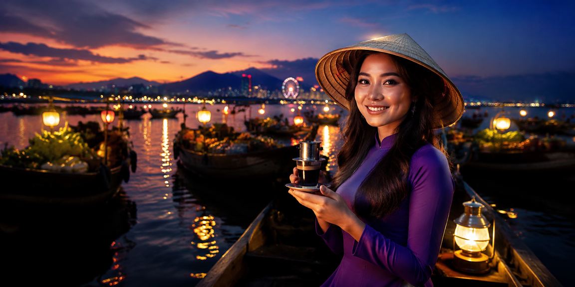 Người chơi tại Đà Nẵng kiểm tra kết quả xổ số và cá cược bên cốc cà phê