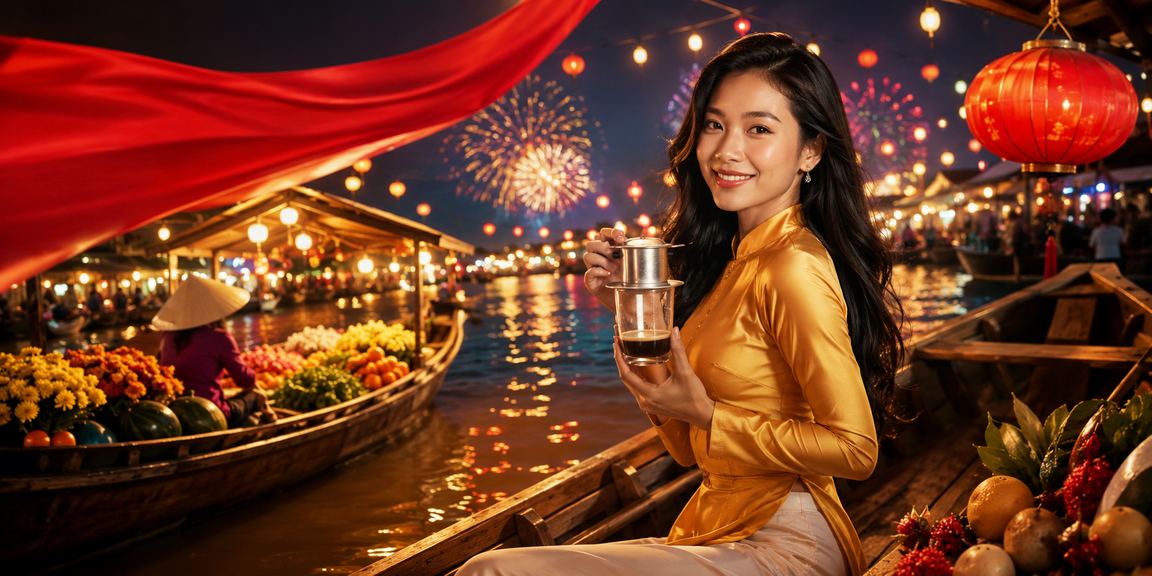 Người dùng Việt Nam thưởng thức cà phê tại vùng Mekong và tham gia cá cược trực tuyến